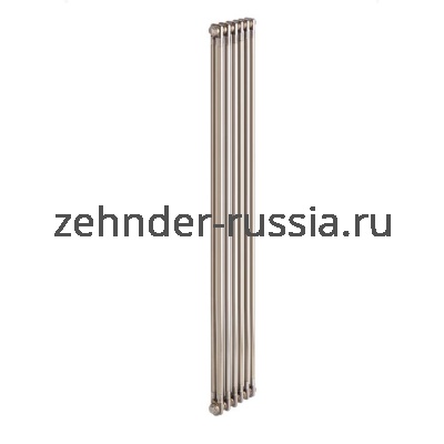 Вертикальный радиатор Zehnder 2180 / 06 N1270 3/4“ TL / прозрачный лак боковое подключение